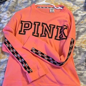 pink sweatshirt
